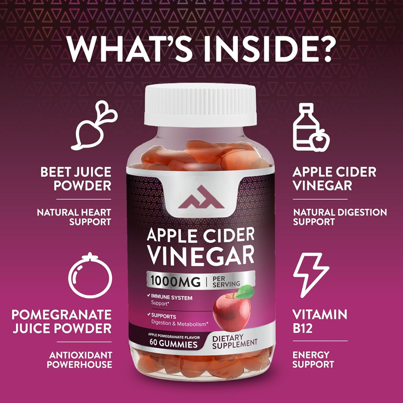 Apple Cider Vinegar Pill - Apple Cider Vinegar Gummies 1000mg -