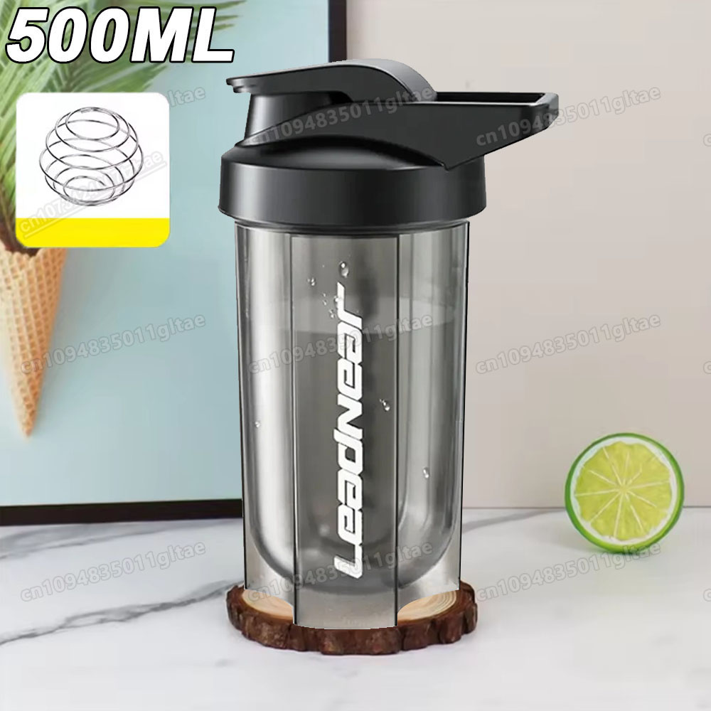 Whey Protein Isolate - 500ML Portable Protein Powder Shaker Bottle
