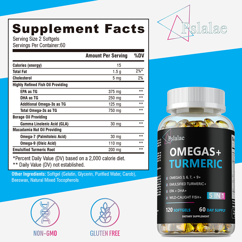 Omegas+ Turmeric Capsules - In - đánh giá và giá Turmeric Curcumin Capsule