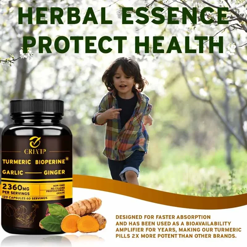 4-in-1 Turmeric Ginger Supplem - đánh giá và giá Turmeric Curcumin Capsule