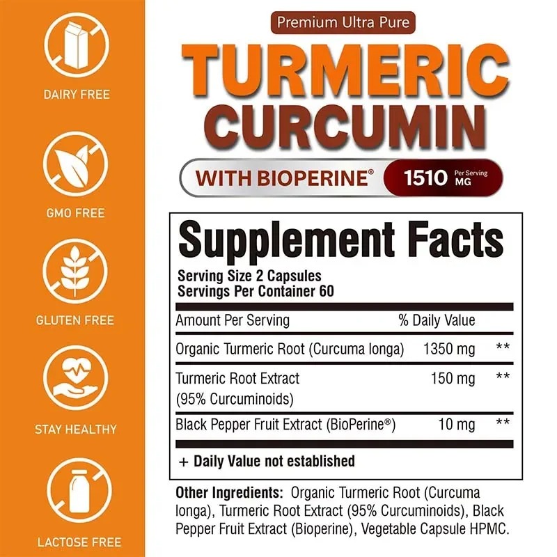 Turmeric Curcumin Capsules - P - đánh giá và giá Turmeric Curcumin Capsule