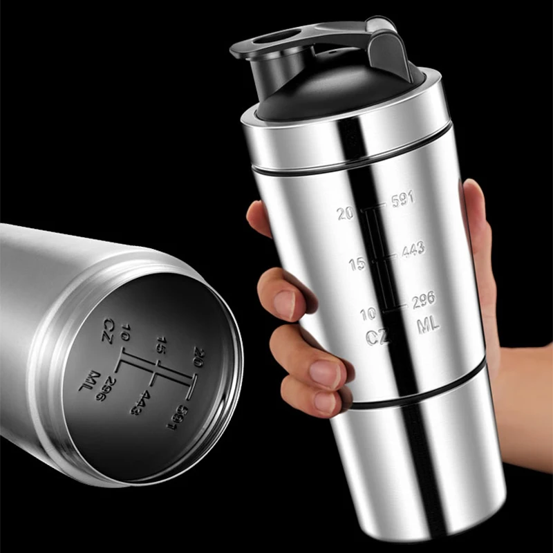 Stainless Steel Protein Shaker - đánh giá và giá Nutrition Sports Fitness