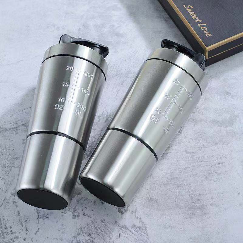 Stainless Steel Protein Shaker - đánh giá và giá Nutrition Sports Fitness