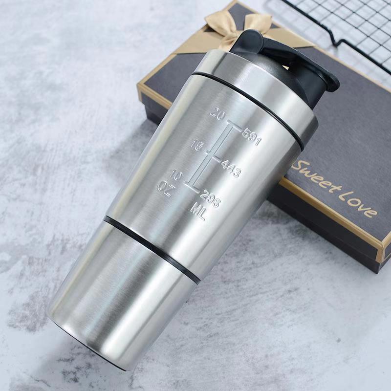 Stainless Steel Protein Shaker - đánh giá và giá Nutrition Sports Fitness